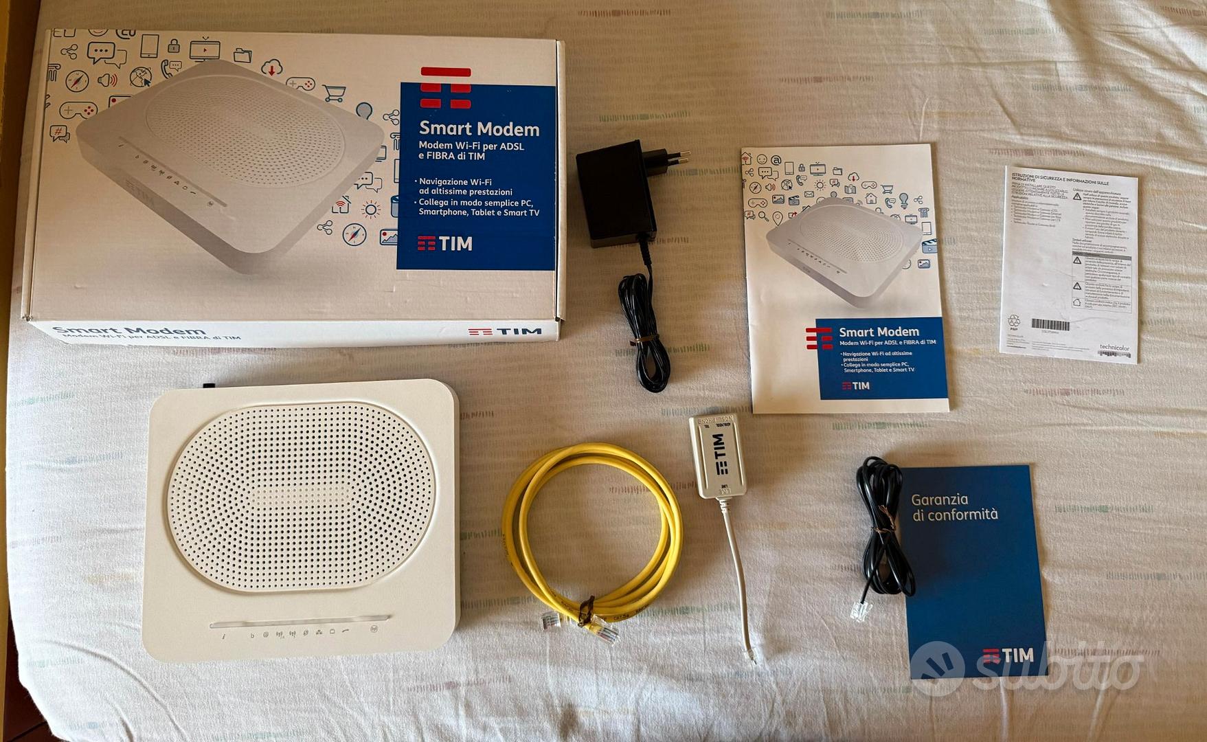 Smart Modem TIM completo con scatola e accessori - Informatica In ...