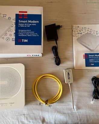 Smart Modem TIM completo con scatola e accessori