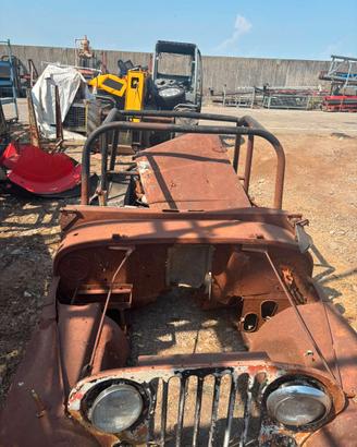 Jeep cj5 solo scocca e roll-bar