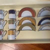 Set tazze "Viollet de luc - Limoges France"