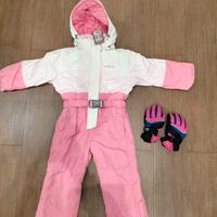 Tuta neve sci bimba 4-6 anni marca Cacao 