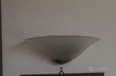 Plafoniera-applique in vetro smerigliato (pz.5)