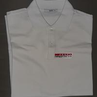 Polo PRADA colore bianco panna TG M