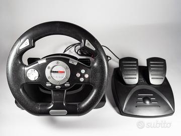 Volante con pedaliera gamestop per playstation 3 