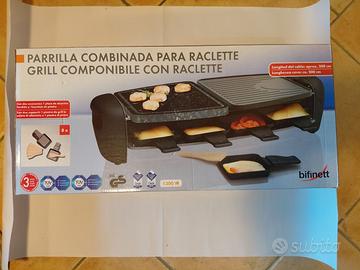 Grill bistecchiera componibile con raclette