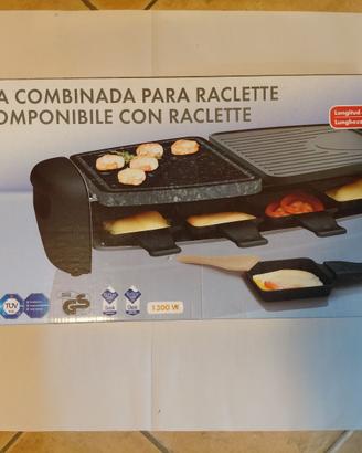 Grill bistecchiera componibile con raclette