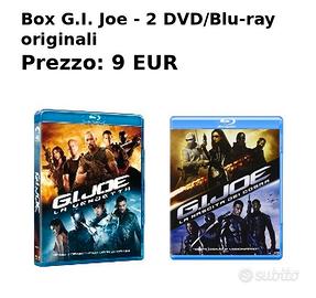 Box G.I. Joe - 2 DVD/Blu-ray originali
