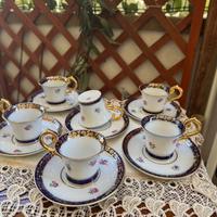 Tazze con piattini royal saxe