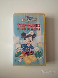 VHS TOPOLINO LUPO DI MARE DISNEY