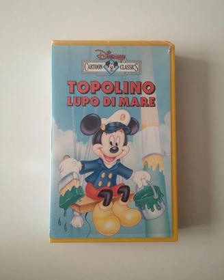 VHS TOPOLINO LUPO DI MARE DISNEY