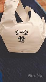 guanti paratibie con calzari corpetto bambino 