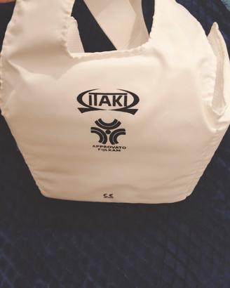 guanti paratibie con calzari corpetto bambino 