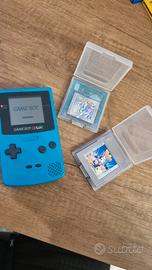 game boy color turchese piu giochi 