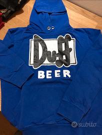 Felpa Duff Beer blu con cappuccio Abbigliamento e Accessori In vendita a Sondrio