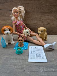 Set Barbie dog-sitter