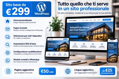 Realizzazione siti web WordPress su misura