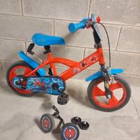 bicicletta per bambino di spiderman 