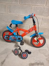 bicicletta per bambino di spiderman 