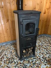 Stufa a legna K-LINE beige potenza 7KW