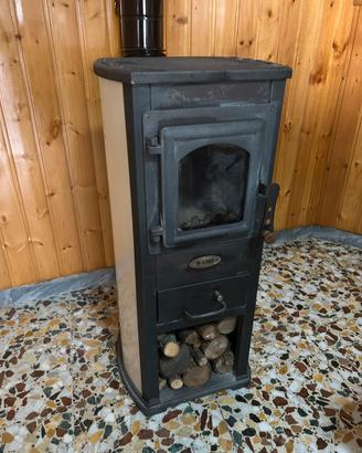 Stufa a legna K-LINE beige potenza 7KW
