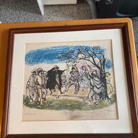 Quadro “La tenda del teatro”