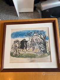 Quadro “La tenda del teatro”