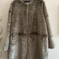 Cappotto Trussardi Jeans in pelliccia ecologica
