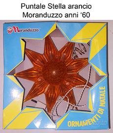 Luci di Natale Puntale stella Moranduzzo anni '60