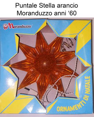 Luci di Natale Puntale stella Moranduzzo anni '60