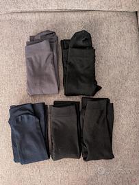 Lotto 5 paia calzamaglie / leggings pesanti invern