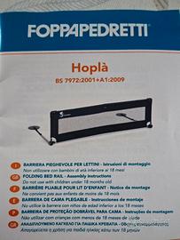Barriera anticaduta lettino - Foppapedretti 