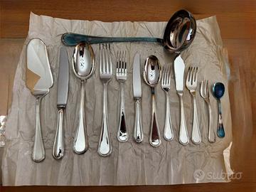 Servizio posate in Silver Plated da 12 persone