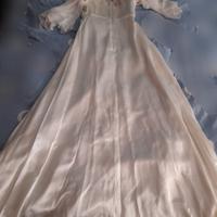 VESTITO SPOSA VINTAGE FATTO A MANO 