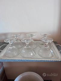 Servizio coppe gelato