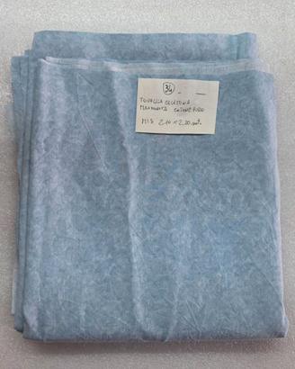 Tovaglia puro fino cotone celeste marmorato-(34-