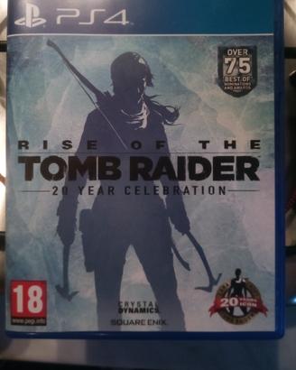 PS4 Rise of The Tomb Rider 20 celebration