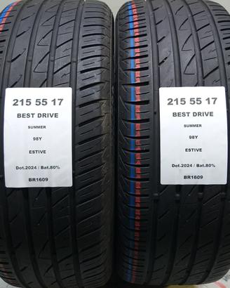 2 GOMME 215 55 17 BEST DRIVE BR1609