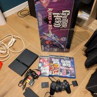 playstation 2 slim guitar hero
