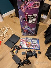 playstation 2 slim guitar hero
