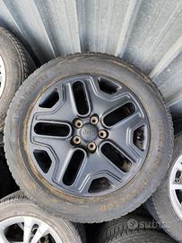 Set cerchi in lega 17 pollici jeep renegade