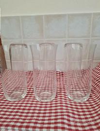 6 bicchieri bibita cristallo