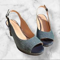 Sandalo tacco décolleté spuntate