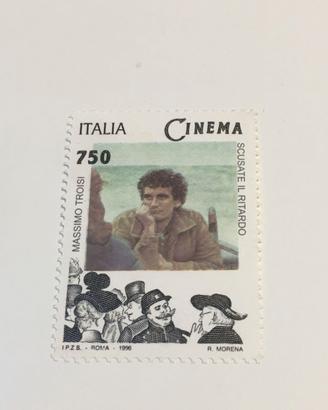 FRANCOBOLLO MASSIMO TROISI 750 LIRE