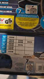 Catene da neve a spazio ridotto