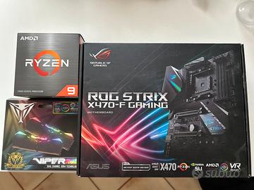 Ryzen 9 5900x-32 Gb DDR4-Asus Rog strix x470-f