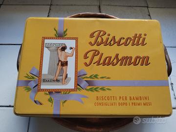 Contenitore in metallo biscotti Plasmon