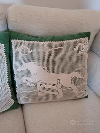 cuscino fatto a mano  da divano