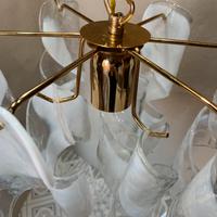 Lampadario mirano venini bianco