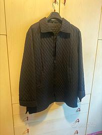 Giacca trapuntata blu scuro leggera uomo XXL