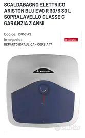 Scaldabagno Ariston 30 litri